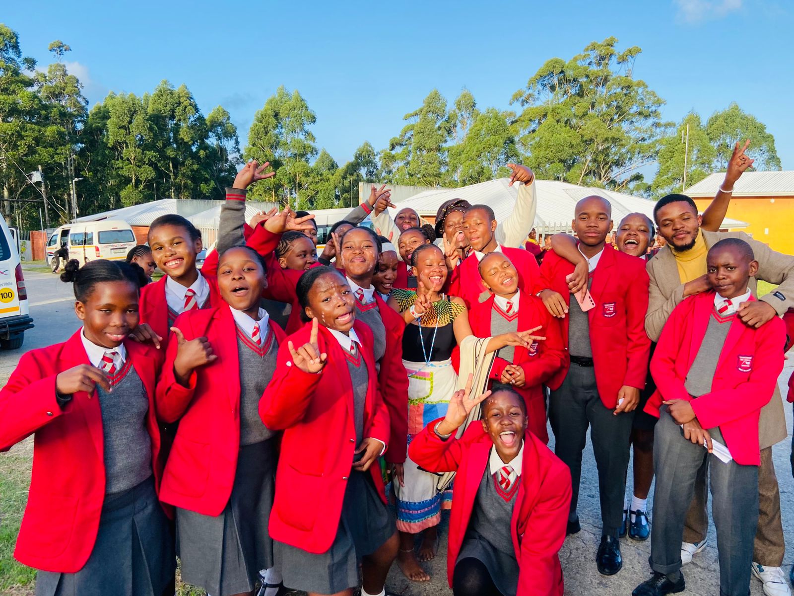 Learners at Luzukolwakhe